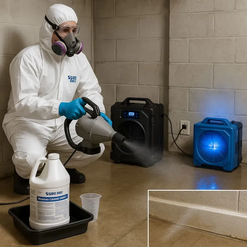Sanitization and Odor Removal process in Slidell, LA